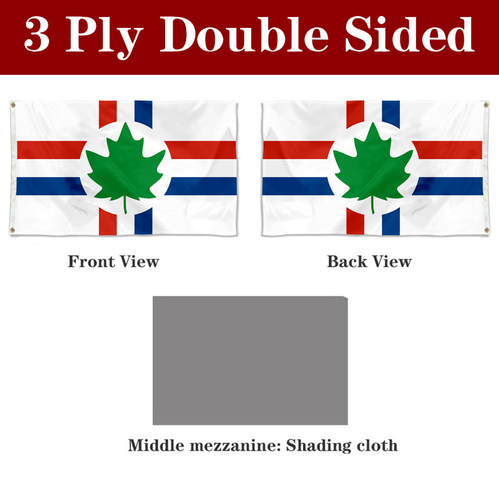 Fyon Jean Dubuc Proposal Flag of Canada (c1959) Flag Banner