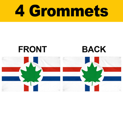 Fyon Jean Dubuc Proposal Flag of Canada (c1959) Flag Banner
