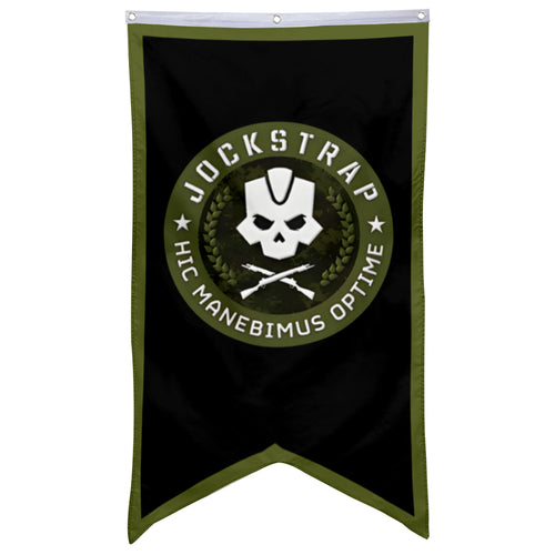 Fyon Jockstrap Hic Manebimus Optime Flag Game Flags Banner