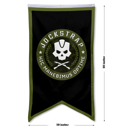 Fyon Jockstrap Hic Manebimus Optime Flag Game Flags Banner