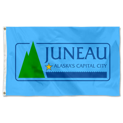 Fyon Juneau, Alaska Flag Banner