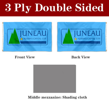 Fyon Juneau, Alaska Flag Banner
