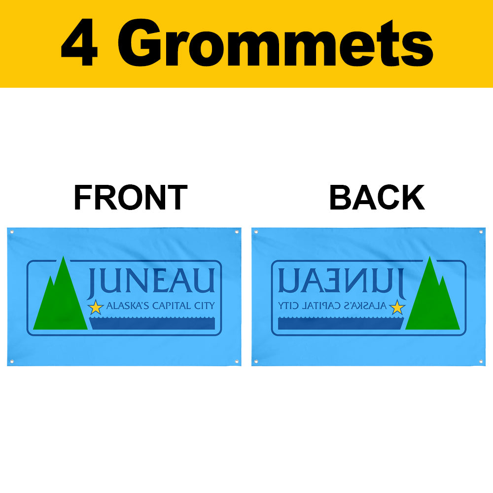 Fyon Juneau, Alaska Flag Banner