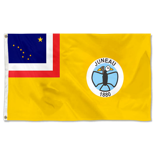 Fyon Juneau, Alaska (1970) Flag Banner