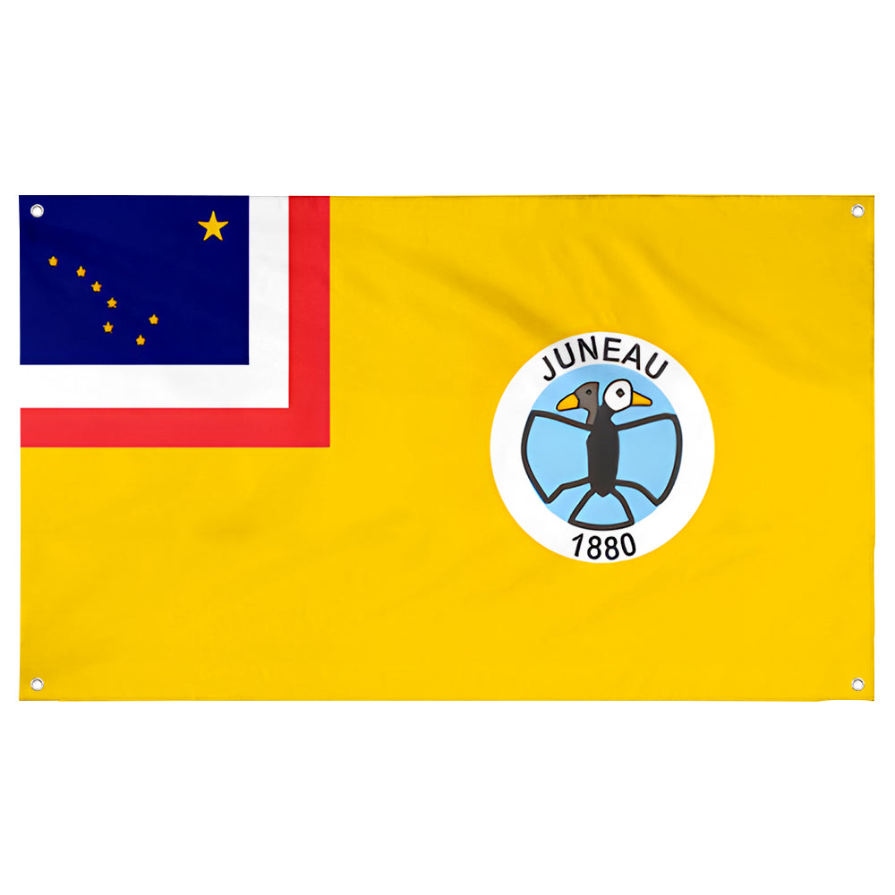 Fyon Juneau, Alaska (1970) Flag Banner