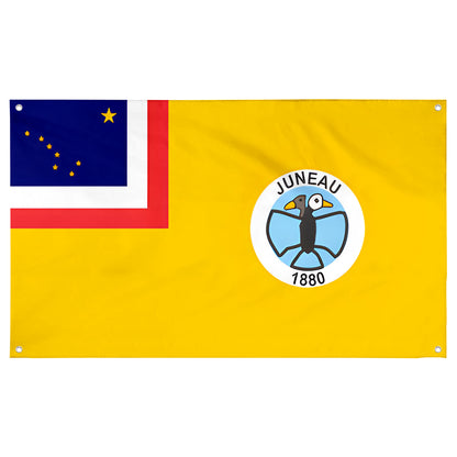 Fyon Juneau, Alaska (1970) Flag Banner