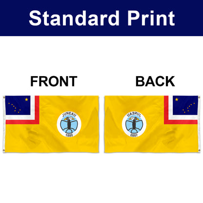 Fyon Juneau, Alaska (1970) Flag Banner