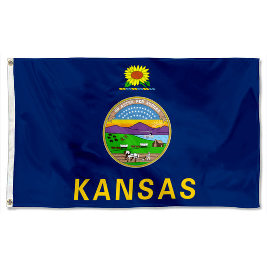 Fyon Kansas Flag Banner