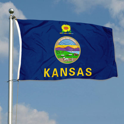 Fyon Kansas Flag Banner