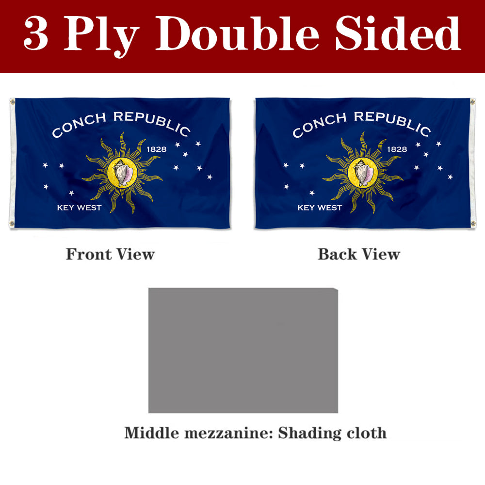 Fyon Key West, Florida Flag Banner