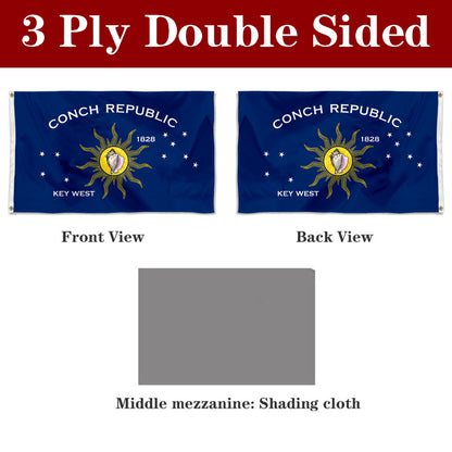 Fyon Key West, Florida Flag Banner