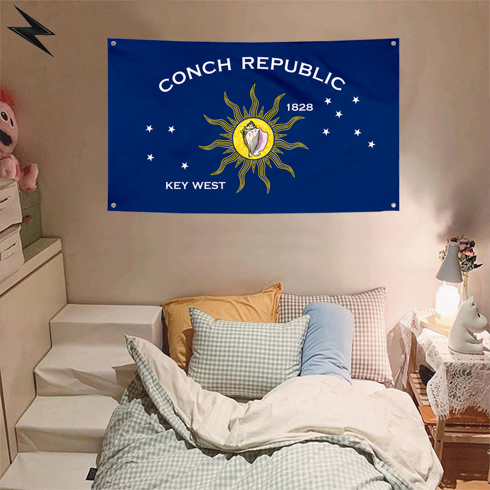 Fyon Key West, Florida Flag Banner