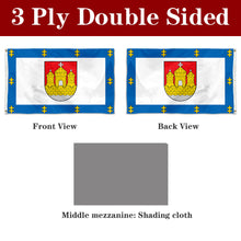 Fyon Double-sided Klaipėda County, Lithuania Flag Banner