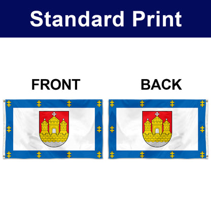Fyon Double-sided Klaipėda County, Lithuania Flag Banner