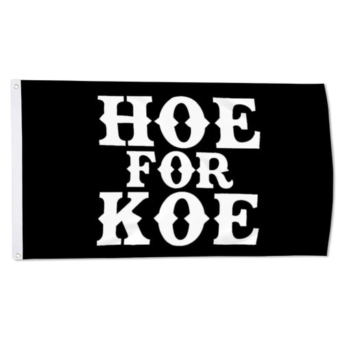 Fyon Koe Wetzel Hoe For Koe Flag  Indoor and Outdoor Banner