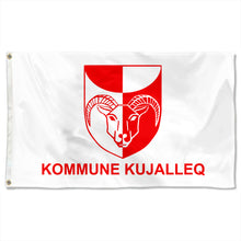 Fyon Double-sided Kujalleq Municipality, Greenland Flag Banner