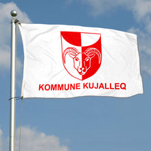 Fyon Double-sided Kujalleq Municipality, Greenland Flag Banner