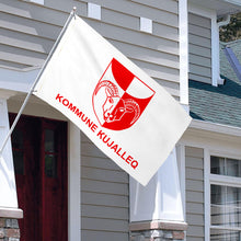 Fyon Double-sided Kujalleq Municipality, Greenland Flag Banner