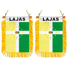 Fyon Lajas Flag Mini Car Rearview Mirror Flag Banner - 2PC