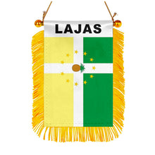 Fyon Lajas Flag Mini Car Rearview Mirror Flag Banner - 2PC