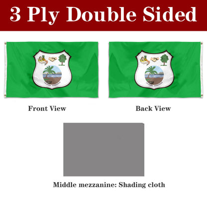 Fyon Double-sided La Ceiba, Honduras Flag Banner