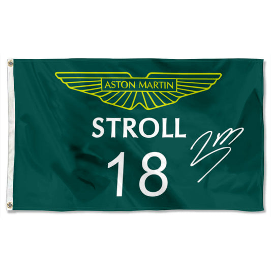 Fyon Lance Stroll  Aston Martin 18# Flag  Banner