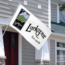 Fyon Double-sided Larkspur, California Flag Banner