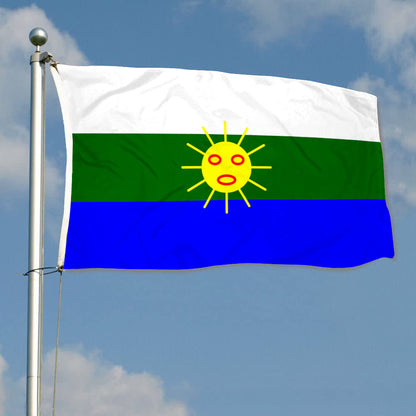 Fyon Las Piedras, Puerto Rico Flag Banner