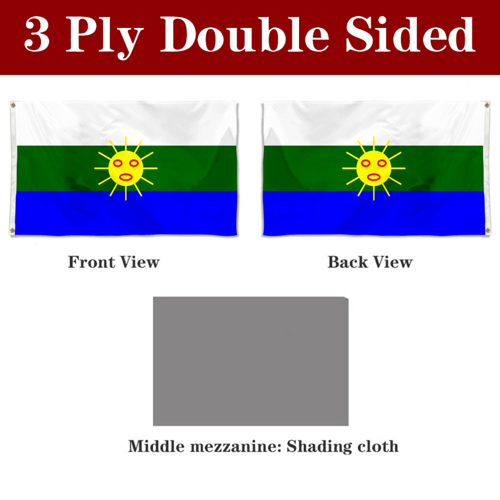 Fyon Las Piedras, Puerto Rico Flag Banner