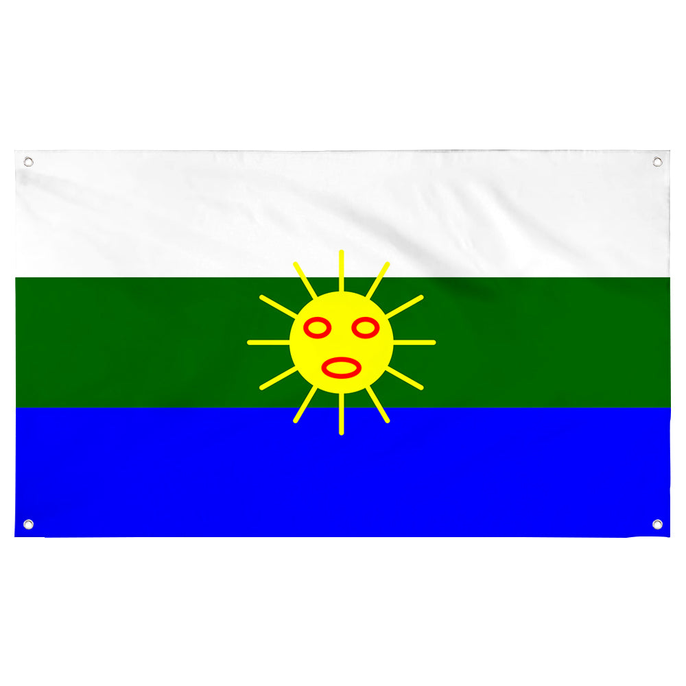 Fyon Las Piedras, Puerto Rico Flag Banner