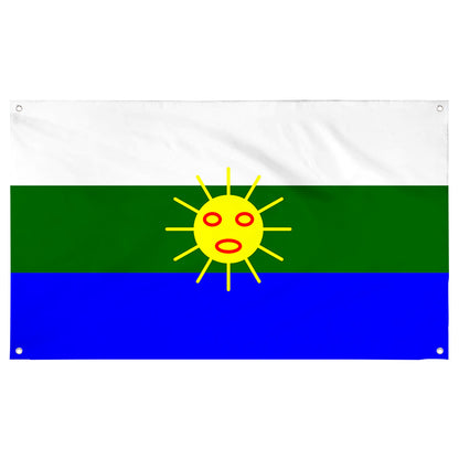 Fyon Las Piedras, Puerto Rico Flag Banner