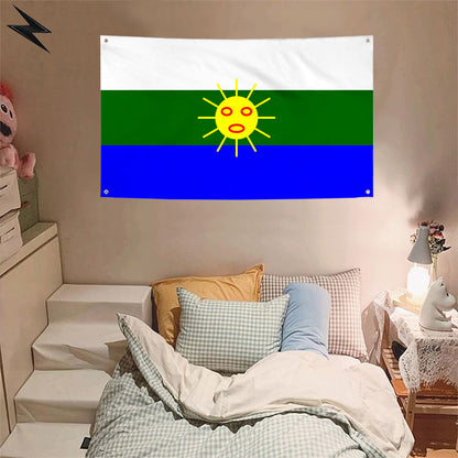 Fyon Las Piedras, Puerto Rico Flag Banner