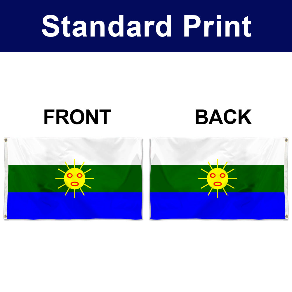 Fyon Las Piedras, Puerto Rico Flag Banner