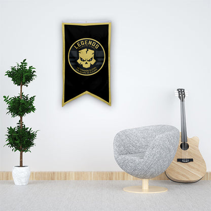 Fyon Legends Veterakos Guian Los Demas Se Elevan Flag Game Flags Banner