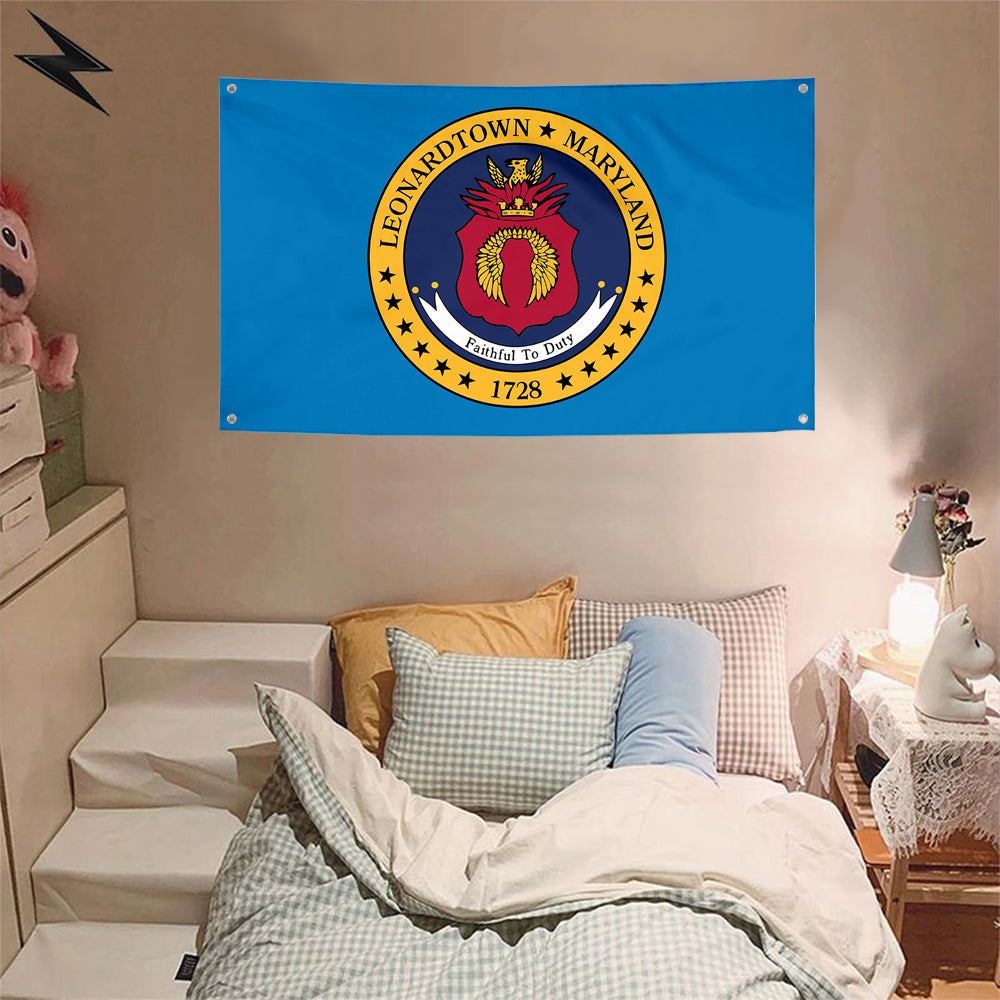 Fyon Leonardtown, Maryland Flag Banner
