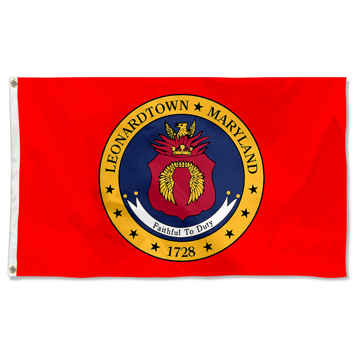 Fyon Leonardtown, Maryland (1975–1989) Flag Banner
