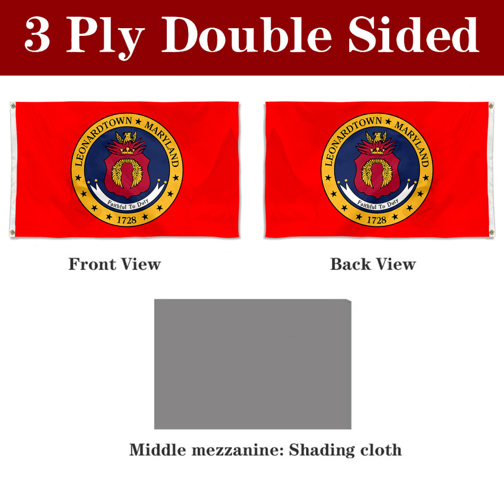 Fyon Leonardtown, Maryland (1975–1989) Flag Banner