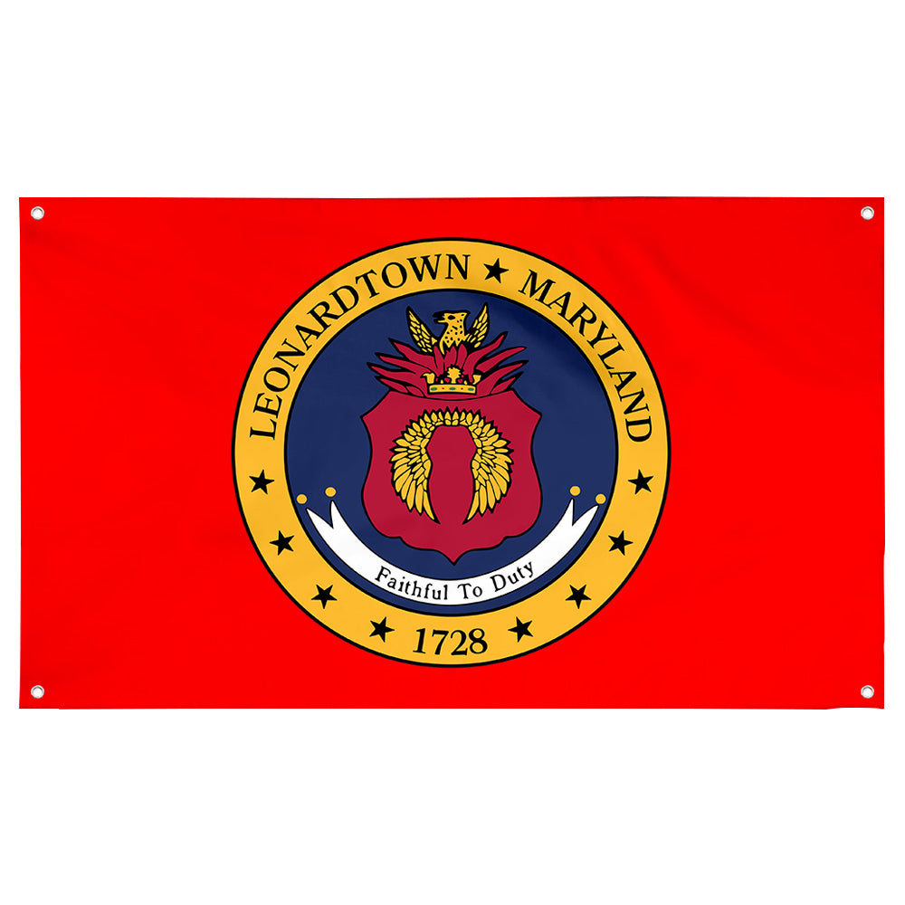 Fyon Leonardtown, Maryland (1975–1989) Flag Banner