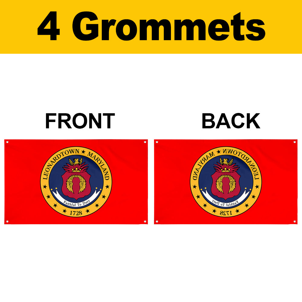 Fyon Leonardtown, Maryland (1975–1989) Flag Banner