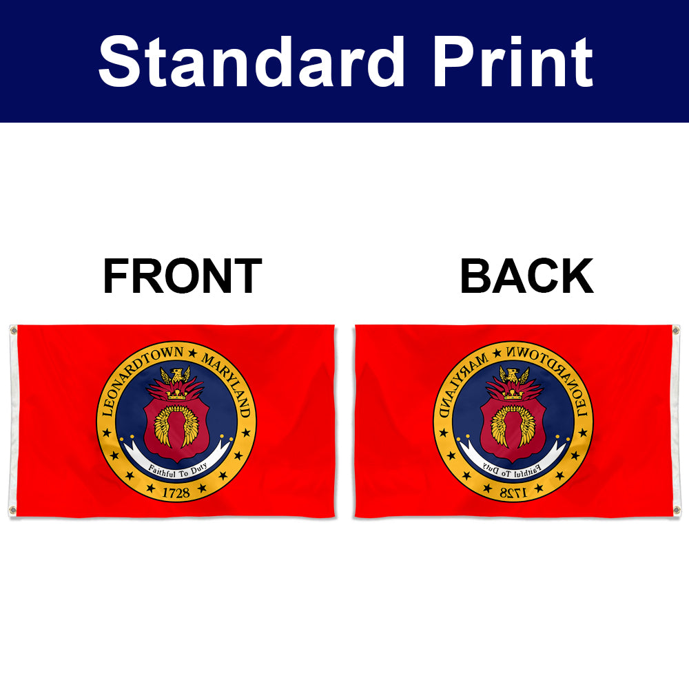 Fyon Leonardtown, Maryland (1975–1989) Flag Banner