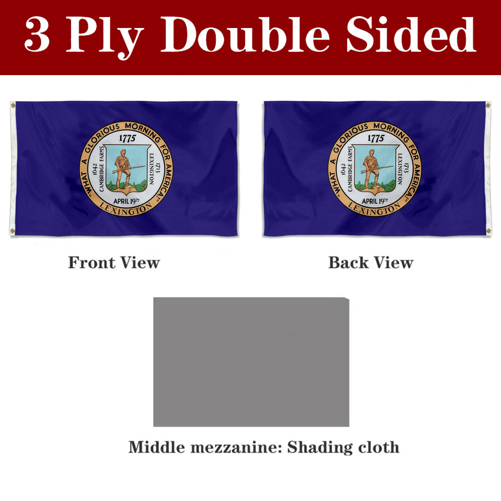 Fyon Lexington, Massachusetts Flag Banner