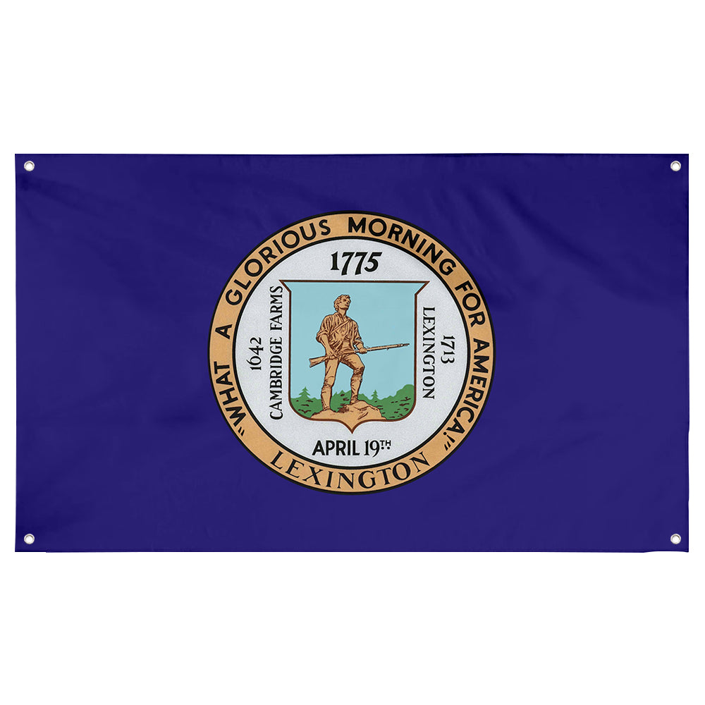 Fyon Lexington, Massachusetts Flag Banner