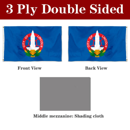Fyon Lincoln, Nebraska (1931–2022) Flag Banner