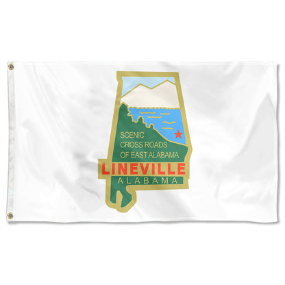 Fyon Lineville, Alabama Flag Banner