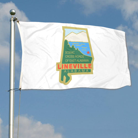 Fyon Lineville, Alabama Flag Banner