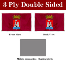 Fyon Double-sided Livorno, Italy Flag Banner