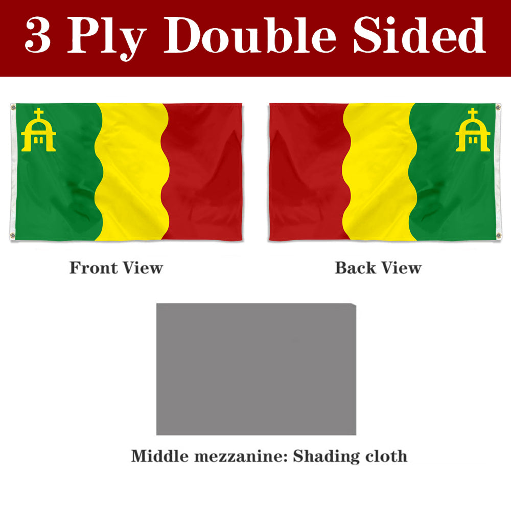 Fyon Loiza, Puerto Rico Flag Banner