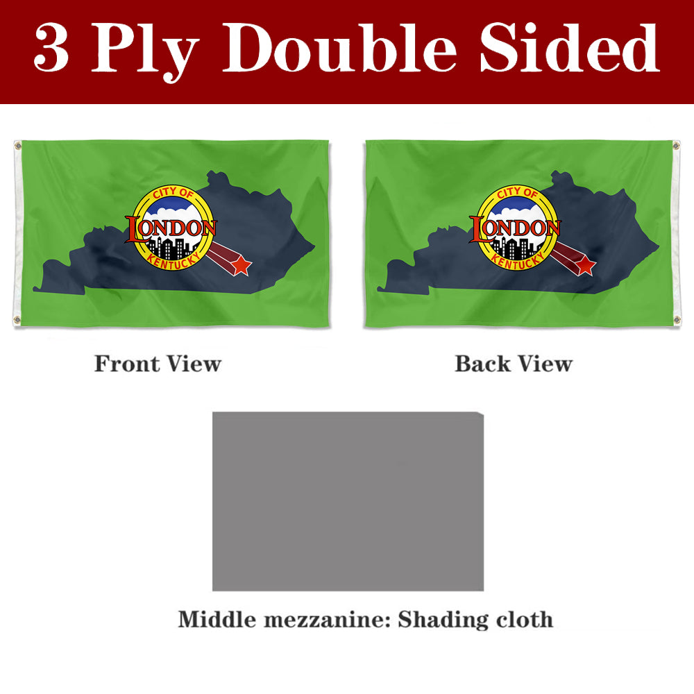 Fyon London, Kentucky Flag Banner