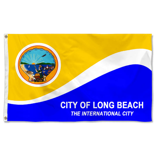 Fyon Long Beach, California Flag Banner