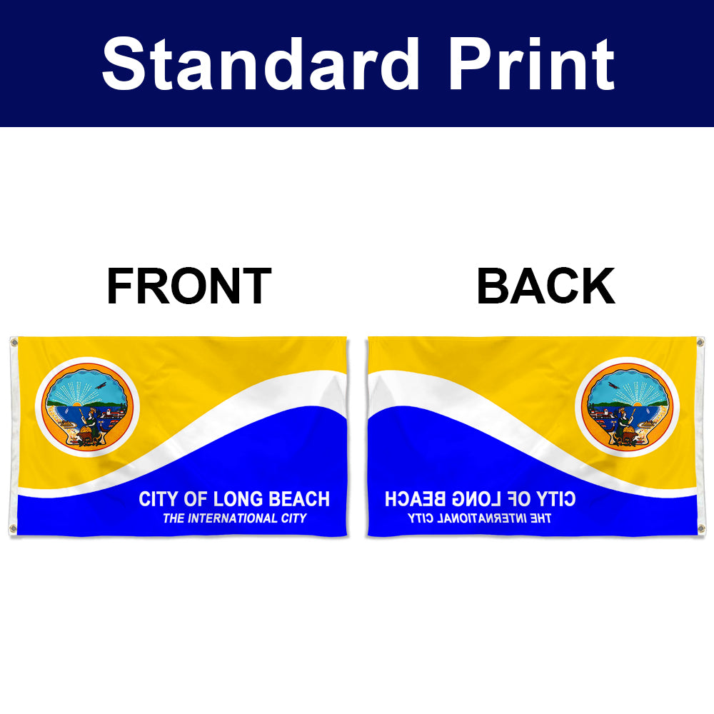 Fyon Long Beach, California Flag Banner